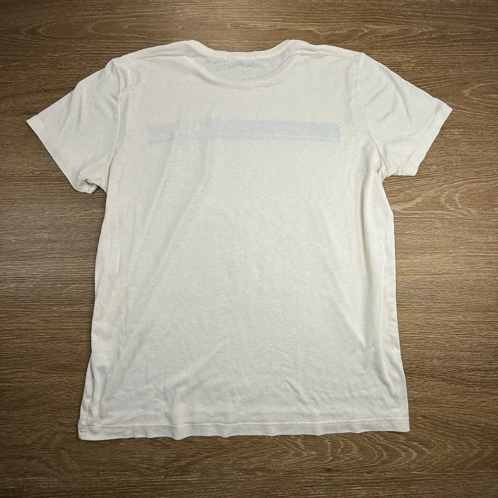Marine Layer POW Protect Our Winters Graphic T Shirt Men's L White